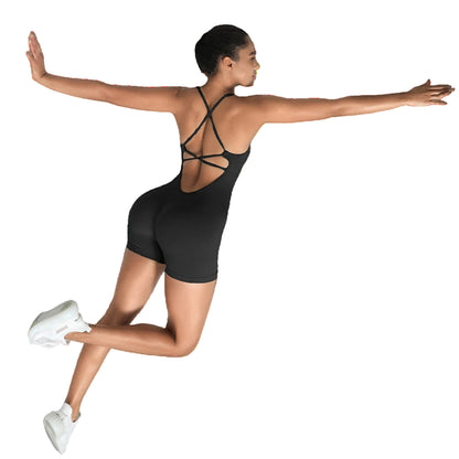 Yoga Set Combinaison Fitness Sculptante & Respirante