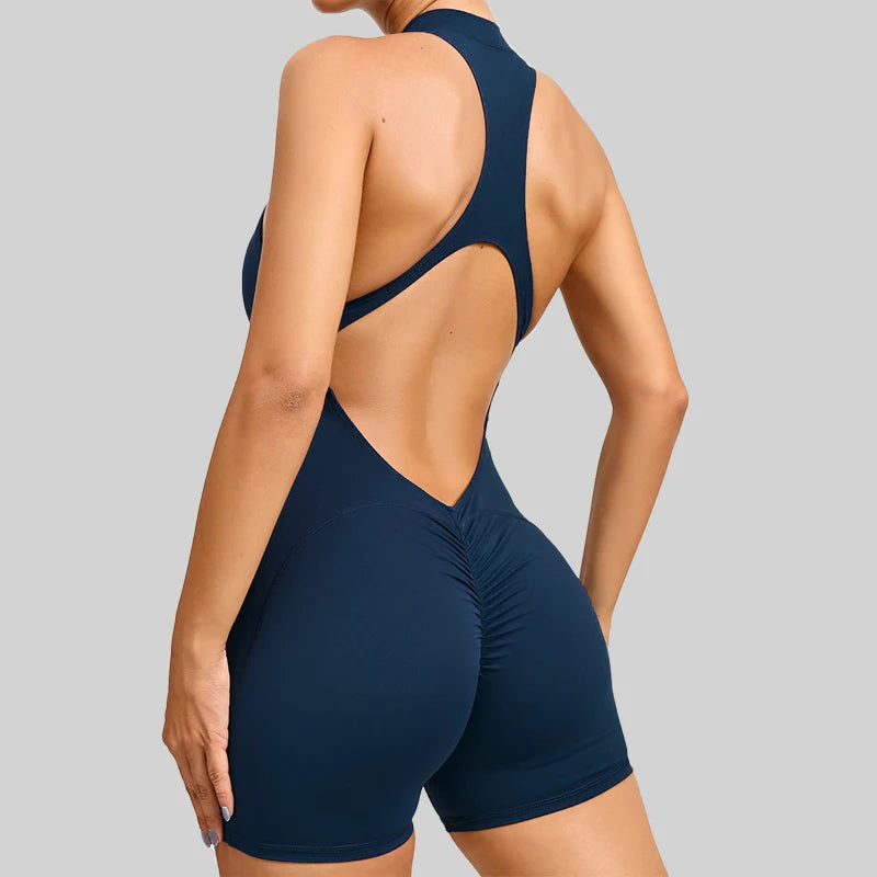 Combinaison de sport courte sans manches