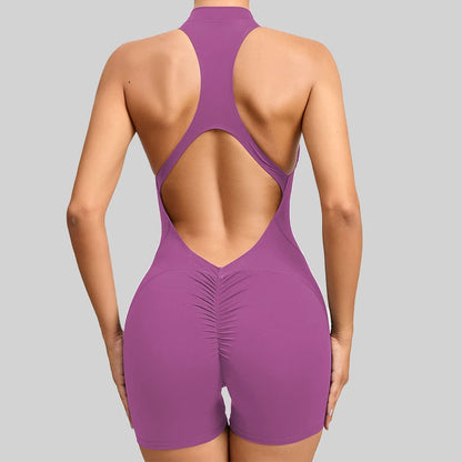 Combinaison de sport courte sans manches