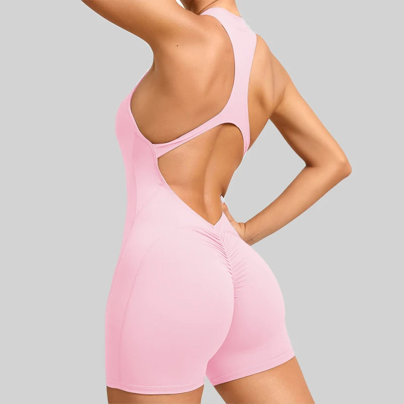 Combinaison de sport courte sans manches